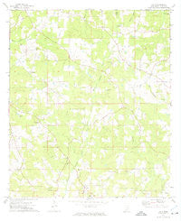 Ruth Mississippi Historical topographic map, 1:24000 scale, 7.5 X 7.5 Minute, Year 1972