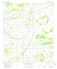 Sabino Mississippi Historical topographic map, 1:24000 scale, 7.5 X 7.5 Minute, Year 1967