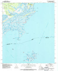 Saint Joe Pass Mississippi Historical topographic map, 1:24000 scale, 7.5 X 7.5 Minute, Year 1994