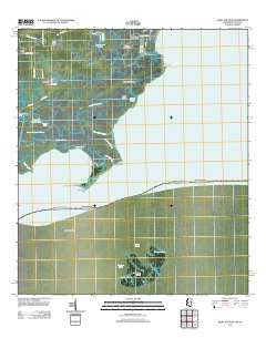 Saint Joe Pass Mississippi Historical topographic map, 1:24000 scale, 7.5 X 7.5 Minute, Year 2012