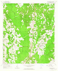 Sandersville Mississippi Historical topographic map, 1:24000 scale, 7.5 X 7.5 Minute, Year 1964