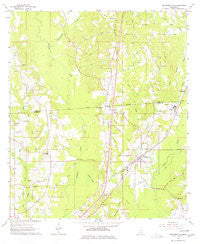 Sandersville Mississippi Historical topographic map, 1:24000 scale, 7.5 X 7.5 Minute, Year 1964
