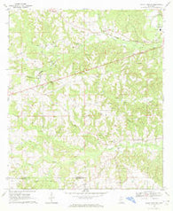 Sandy Hook NW Mississippi Historical topographic map, 1:24000 scale, 7.5 X 7.5 Minute, Year 1970