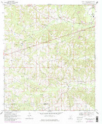 Sandy Hook NW Mississippi Historical topographic map, 1:24000 scale, 7.5 X 7.5 Minute, Year 1970