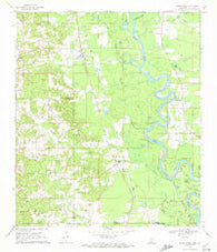 Sandy Hook Mississippi Historical topographic map, 1:24000 scale, 7.5 X 7.5 Minute, Year 1970