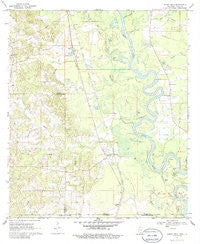 Sandy Hook Mississippi Historical topographic map, 1:24000 scale, 7.5 X 7.5 Minute, Year 1970