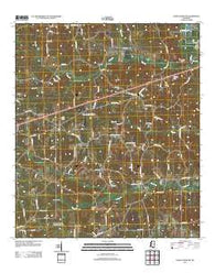Sandy Hook NW Mississippi Historical topographic map, 1:24000 scale, 7.5 X 7.5 Minute, Year 2012