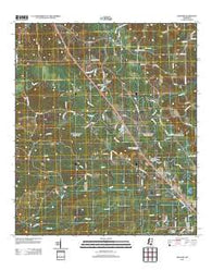 Sanford Mississippi Historical topographic map, 1:24000 scale, 7.5 X 7.5 Minute, Year 2012