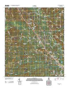 Sanford Mississippi Historical topographic map, 1:24000 scale, 7.5 X 7.5 Minute, Year 2012