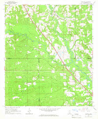 Sanford Mississippi Historical topographic map, 1:24000 scale, 7.5 X 7.5 Minute, Year 1965