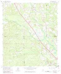 Sanford Mississippi Historical topographic map, 1:24000 scale, 7.5 X 7.5 Minute, Year 1965