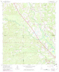 Sanford Mississippi Historical topographic map, 1:24000 scale, 7.5 X 7.5 Minute, Year 1965