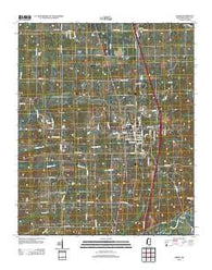 Sardis Mississippi Historical topographic map, 1:24000 scale, 7.5 X 7.5 Minute, Year 2012
