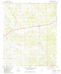 Sardis SE Mississippi Historical topographic map, 1:24000 scale, 7.5 X 7.5 Minute, Year 1982