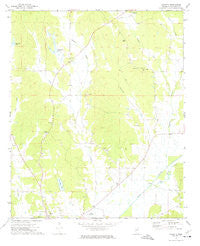Sarepta Mississippi Historical topographic map, 1:24000 scale, 7.5 X 7.5 Minute, Year 1972
