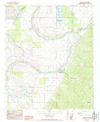 Satartia Mississippi Historical topographic map, 1:24000 scale, 7.5 X 7.5 Minute, Year 1988