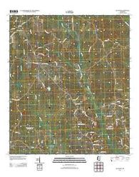 Savannah Mississippi Historical topographic map, 1:24000 scale, 7.5 X 7.5 Minute, Year 2012