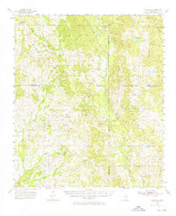 Savannah Mississippi Historical topographic map, 1:62500 scale, 15 X 15 Minute, Year 1955