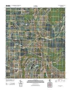 Schlater Mississippi Historical topographic map, 1:24000 scale, 7.5 X 7.5 Minute, Year 2012