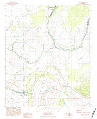 Schlater Mississippi Historical topographic map, 1:24000 scale, 7.5 X 7.5 Minute, Year 1983