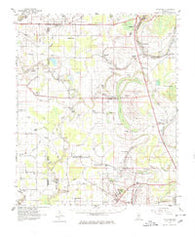 Schlater Mississippi Historical topographic map, 1:62500 scale, 15 X 15 Minute, Year 1961