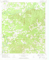 Schley Mississippi Historical topographic map, 1:24000 scale, 7.5 X 7.5 Minute, Year 1971