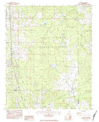 Scobey Mississippi Historical topographic map, 1:24000 scale, 7.5 X 7.5 Minute, Year 1983