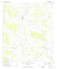 Scott Mississippi Historical topographic map, 1:24000 scale, 7.5 X 7.5 Minute, Year 1972