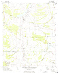 Scott Mississippi Historical topographic map, 1:24000 scale, 7.5 X 7.5 Minute, Year 1972