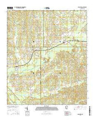 Sebastopol Mississippi Current topographic map, 1:24000 scale, 7.5 X 7.5 Minute, Year 2015