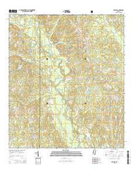 Sellers Mississippi Current topographic map, 1:24000 scale, 7.5 X 7.5 Minute, Year 2015