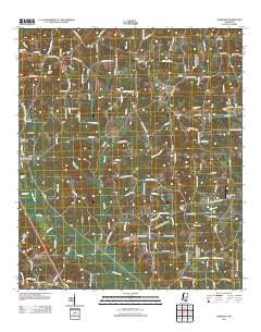 Seminary Mississippi Historical topographic map, 1:24000 scale, 7.5 X 7.5 Minute, Year 2012