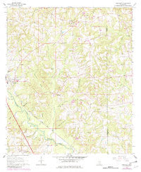 Seminary Mississippi Historical topographic map, 1:24000 scale, 7.5 X 7.5 Minute, Year 1964