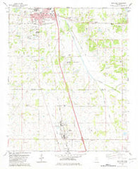 Senatobia Mississippi Historical topographic map, 1:24000 scale, 7.5 X 7.5 Minute, Year 1982