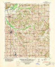 Senatobia Mississippi Historical topographic map, 1:62500 scale, 15 X 15 Minute, Year 1944