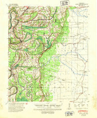 Seven Pines Mississippi Historical topographic map, 1:62500 scale, 15 X 15 Minute, Year 1940