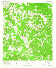Shady Grove Mississippi Historical topographic map, 1:24000 scale, 7.5 X 7.5 Minute, Year 1963