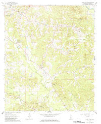 Shady Grove Mississippi Historical topographic map, 1:24000 scale, 7.5 X 7.5 Minute, Year 1963