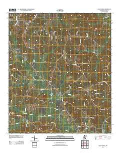 Shady Grove Mississippi Historical topographic map, 1:24000 scale, 7.5 X 7.5 Minute, Year 2012