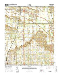 Shannon Mississippi Current topographic map, 1:24000 scale, 7.5 X 7.5 Minute, Year 2015