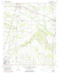 Shannon Mississippi Historical topographic map, 1:24000 scale, 7.5 X 7.5 Minute, Year 1966