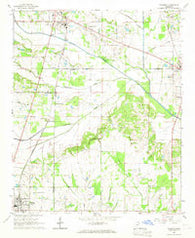 Shannon Mississippi Historical topographic map, 1:24000 scale, 7.5 X 7.5 Minute, Year 1966