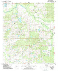 Sharon Mississippi Historical topographic map, 1:24000 scale, 7.5 X 7.5 Minute, Year 1988