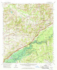 Sharon Mississippi Historical topographic map, 1:62500 scale, 15 X 15 Minute, Year 1960