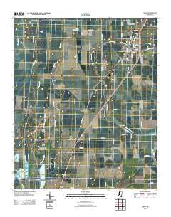 Shaw Mississippi Historical topographic map, 1:24000 scale, 7.5 X 7.5 Minute, Year 2012