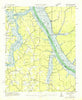 Shaws Mississippi Historical topographic map, 1:24000 scale, 7.5 X 7.5 Minute, Year 1936