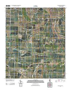 Shellmound Mississippi Historical topographic map, 1:24000 scale, 7.5 X 7.5 Minute, Year 2012