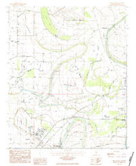 Shellmound Mississippi Historical topographic map, 1:24000 scale, 7.5 X 7.5 Minute, Year 1983
