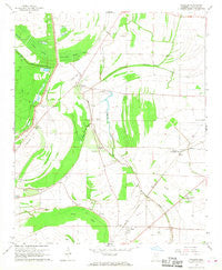 Sherard Mississippi Historical topographic map, 1:24000 scale, 7.5 X 7.5 Minute, Year 1967