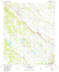 Sherman Mississippi Historical topographic map, 1:24000 scale, 7.5 X 7.5 Minute, Year 1980